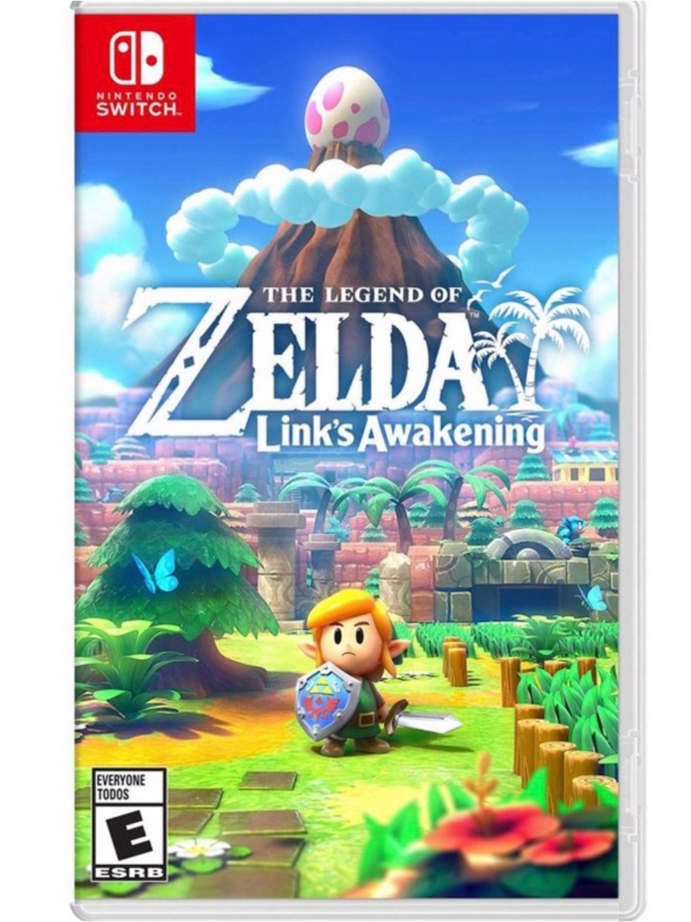 Nintendo The Legend of Zelda: Link's Awakening - Bright Green & Blue Cover